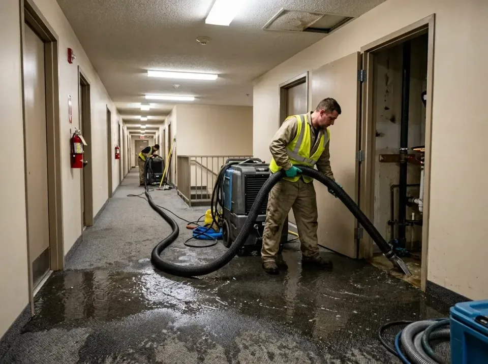multi-unit-apartment-hallway-f-005 — frequently asked questions, Emergency Burst Pipe Water Extraction & Removal in Hertford…